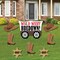 Big Dot of Happiness Western Hoedown - Yard Sign and Outdoor Lawn Decorations - Wild West Cowboy Party Yard Signs - Set of 8